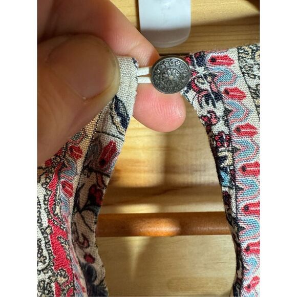 American Eagle Outfitters Women's Boho Paisley Romper Size Small Multicolor - Picture 10 of 16